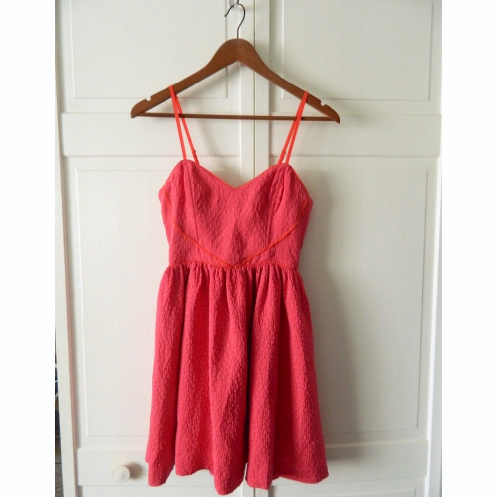 Cooperative | Pink Bodice Dress with Hearts